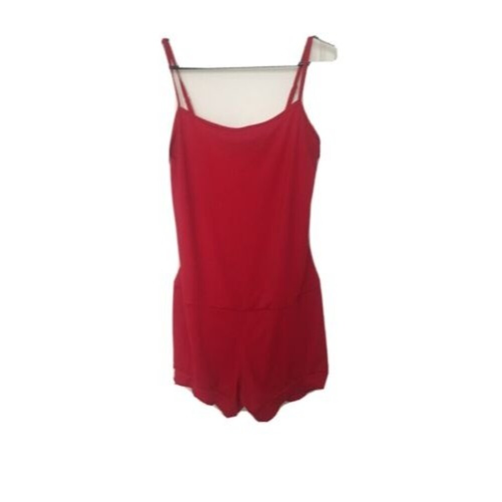Balera Women's Romper Jumpsuit Shorts Dance 1 Piece Size XL Red